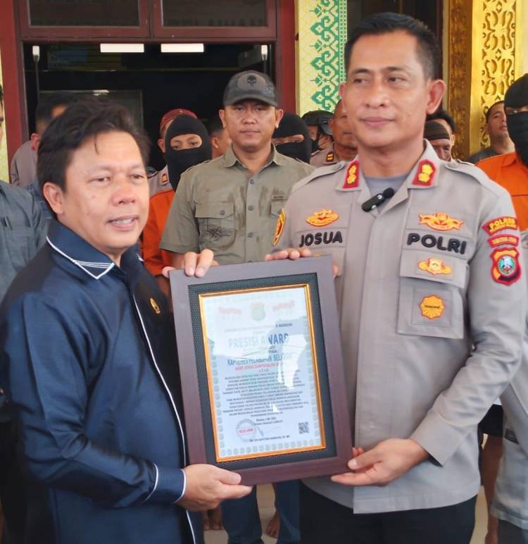 LEMKAPI Anugerahkan Presisi Award kepada Kapolres Pelabuhan Belawan