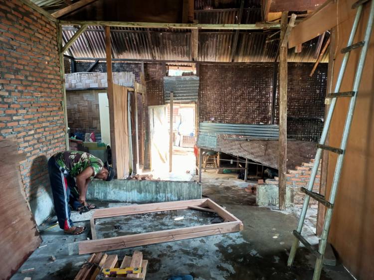 Rehab RTLH, Upaya Satgas TMMD 116 Kodim Deliserdang Berikan Perlindungan Risiko Sosial