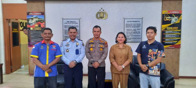 Silaturahmi ke Kapolres, Atlit KKI Sibolga Akan Dilepas Dari Mapolres Sibolga