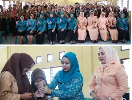 PKK dan DWP Kabupaten Labuhanbatu Gelar Sosialisasi Pencegahan Pernikahan Dini