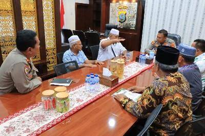 Jelang Musda Muhammadiyah Labuhanbatu, Ketua PDM Bertemu Kapolres