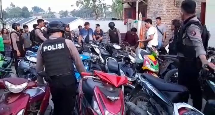 Polrestabes Medan Gerebek Gudang Motor Diduga Hasil Kejahatan, Tiga Penadah Diamankan