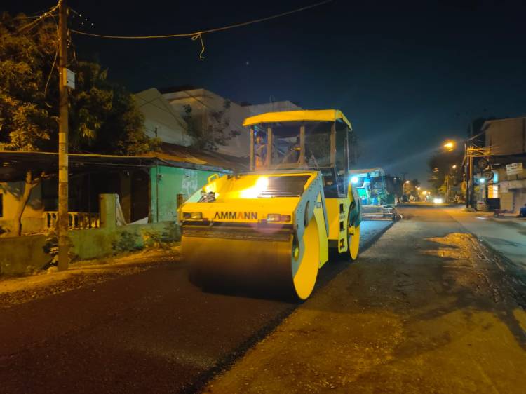 Dinas SDABMBK Kota Medan Perbaiki Jalan STM Ujung
