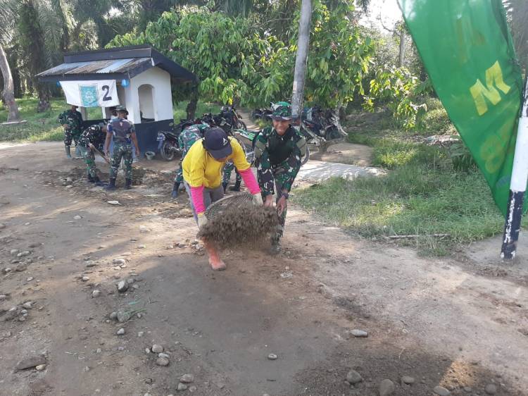 Dengan TMMD, TNI AD Gugah Rakyat Ikut Berpartisipasi Melakukan Pembangunan