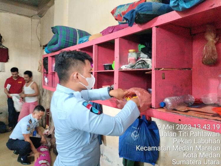 Cegah Gangguan Keamanan, Kanwil Kementrian Hukum dan HAM Sumatra Utara Rutan Kelas I Labuhan Deli Lakukan Ini