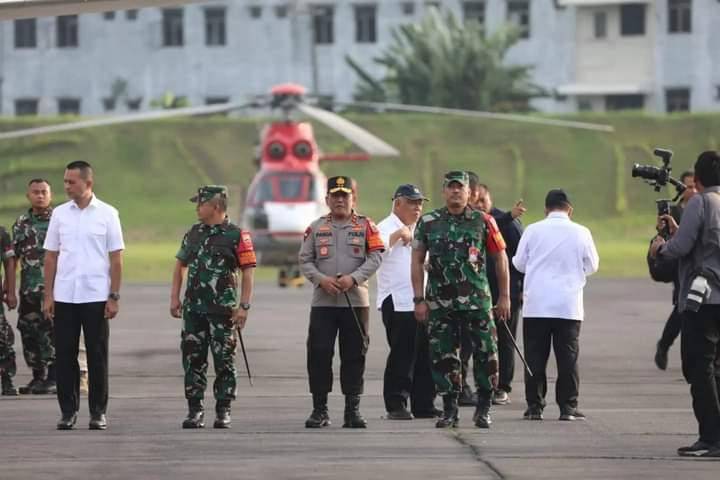 Pangdam I/BB Dampingi Kunjungan Kerja Presiden RI ke Labura