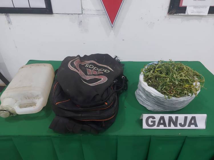 Dua Pelajar Bawa Ganja Kembali Ditangkap Satgas Pamtas RI-PNG Statis Yonif 725/Woroagi