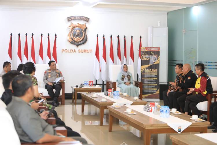Kapolda Sumut Menerima Audensi  dari Walubi Sumut