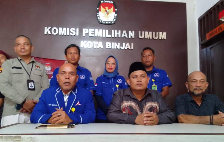 Hari ini, Partai Demokrat Daftarkan 35 Bacaleg ke KPU Binjai