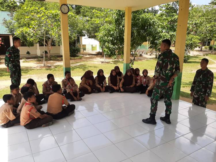 Satgas TMMD 116 Kodim Deliserdang Beri Motivasi Pelajar SMPN 2 Sei Rampah