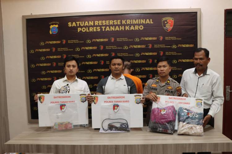Perampok Klinik Diciduk Polres Karo