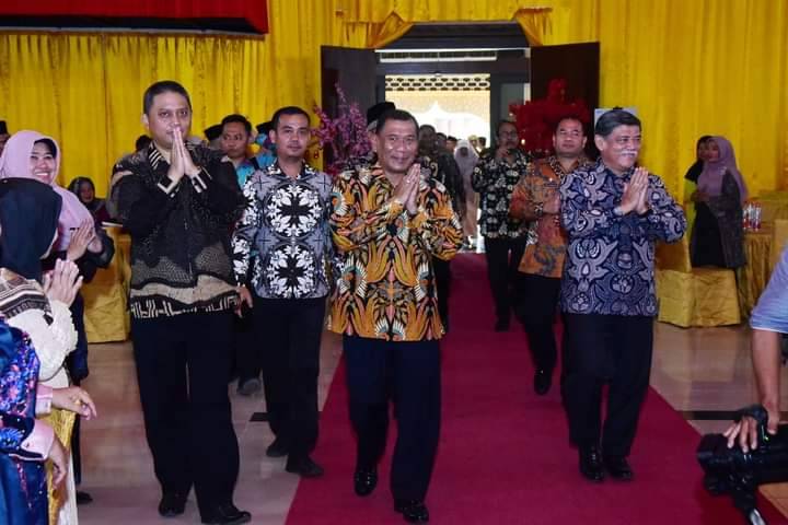 Bupati dan Anak Mantan Wabup Hadiri Halal Bi Halal Disdik Deli Serdang di Hotel Thong&rsquo;s Inn