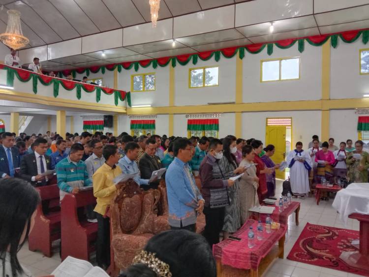 Pesta Pembangunan Rumah Dinas Pendeta Resort HKBP Lumban Julu,