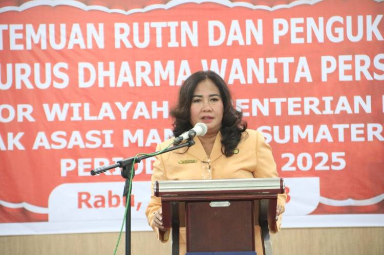 Ketua DWP Kumham Sumut Ajak Anggota Dukung Suami Maksimal Berkinerja