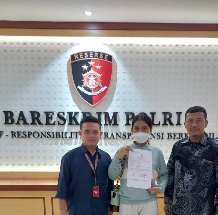 PB.PASU Dampingi korban Buat LP di SPKT Bareskrim Mabes Polri