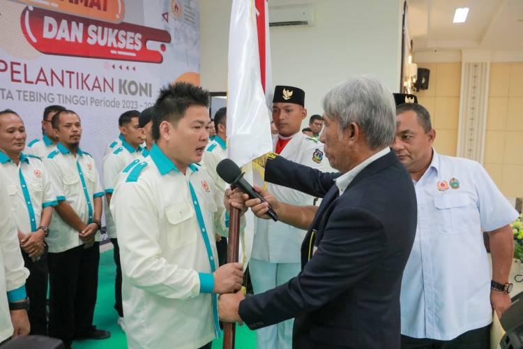 Pengurus KONI Tebingtinggi Dilantik