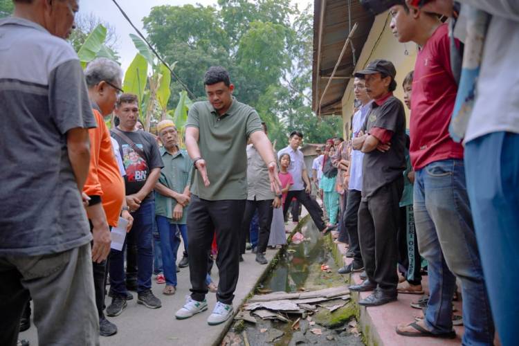 Gercep! Bobby Nasution Langsung Sidak Kondisi Drainase Setelah Dapat Info dari Kepling, Camat Kena Tegur!