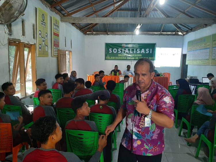 Gandeng BNNK Sergai, Satgas TMMD 116 Kodim Deliserdang Beri Pemahaman Bahaya Narkoba ke Warga