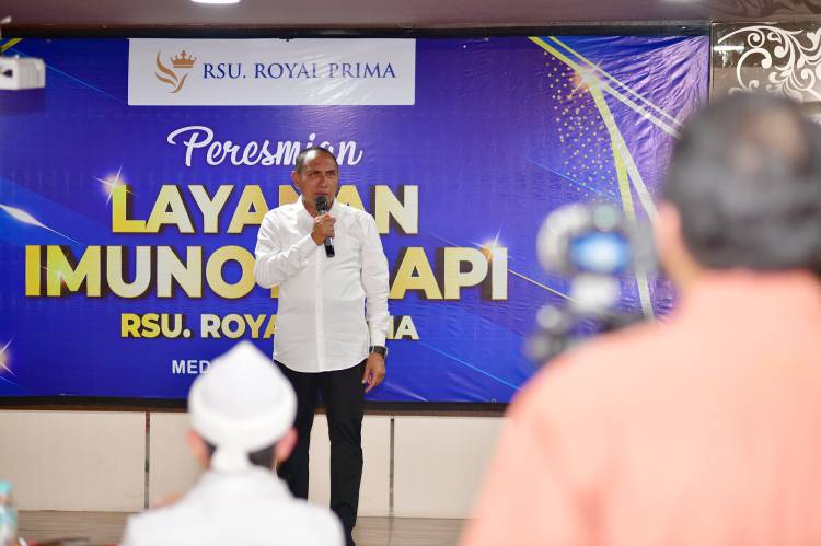 Gubsu Resmikan Layanan Imunoterapi Sel Dendritik Rumah Sakit Umum Royal Prima