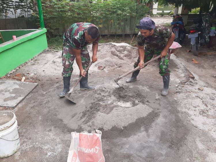 Selain Jago Bertempur, Satgas TMMD 116 Kodim Deliserdang Juga Mahir Bertukang