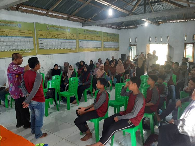 Antusiasme Warga Ikuti Sosialisasi Bahaya Narkoba di Lokasi TMMD 116 Kodim Deliserdang