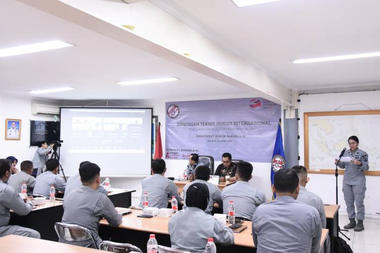 Bakamla RI Gelar Bimtek Hukum Internasional