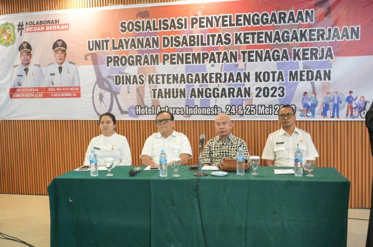 Disabilitas Miliki Hak yang Sama, Disnaker Medan Sosialisasikan Program Penempatan Tenaga Kerja