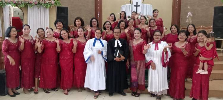 HKBP Distrik XXXI Medan Utara Resort Medan Labuhan Gelar Peringatan Kenaikan Isa Al-Masih