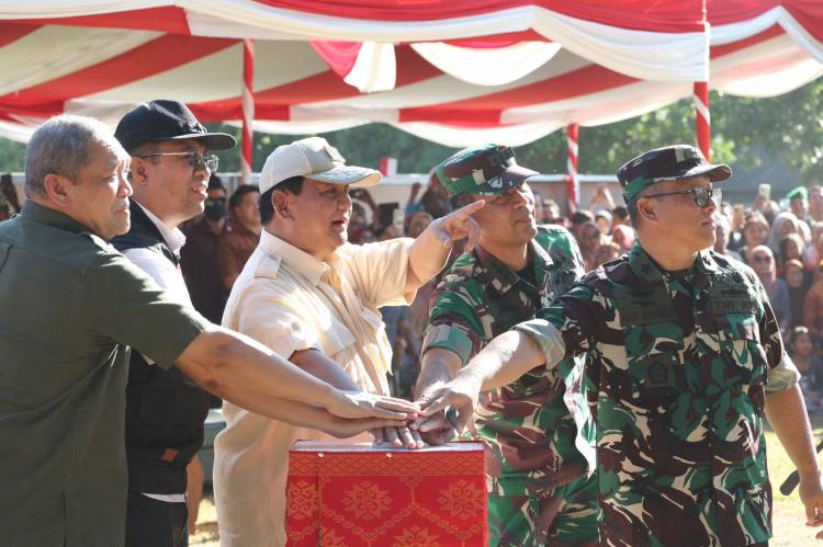 Menhan Prabowo Resmikan 11 Titik Mata Air untuk Masyarakat Sumbawa: Tanpa Air Tidak Ada Peradaban