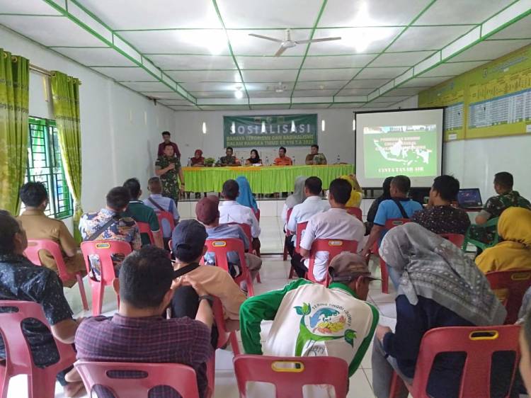 Satgas TMMD 116 Kodim Deliserdang Bekali Warga Pemahaman Bahaya Terorisme dan Radikalisme