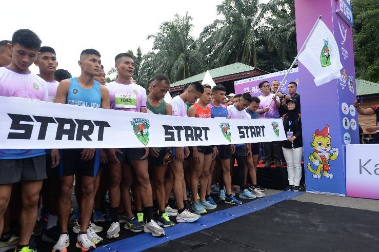 Semarakkan Wisata Olahraga,Pj Gubernur Sumut Lepas 425 Pelari di BLOT 2024