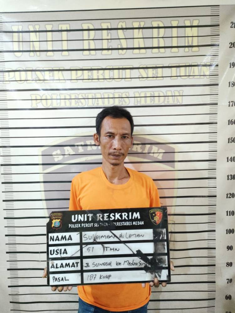 Polsek Medan Tembung Berhasil Ungkap Pembakar  Br Gurusinga