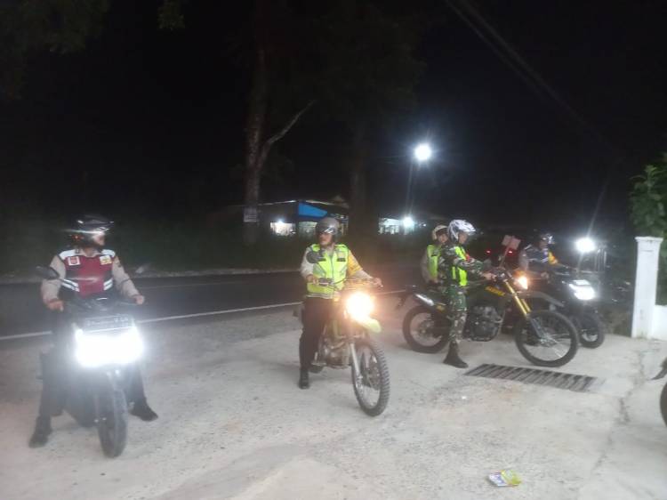 Patroli Gabungan Bersama TNI Antisipasi Kejahatan Jalanan