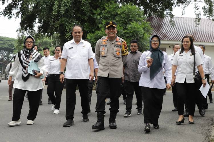 Wali Kota dan Kapolres Siantae Tinjau Ruang Rehabilitasi Napza di RSUD dr Djasamen Saragih