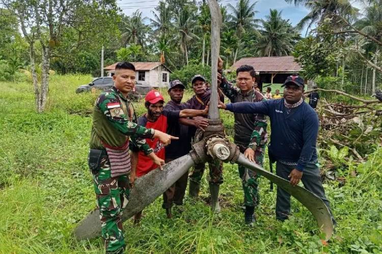 Bangkai Pesawat Eks Perang Dunia Ditemukan di Jayapura