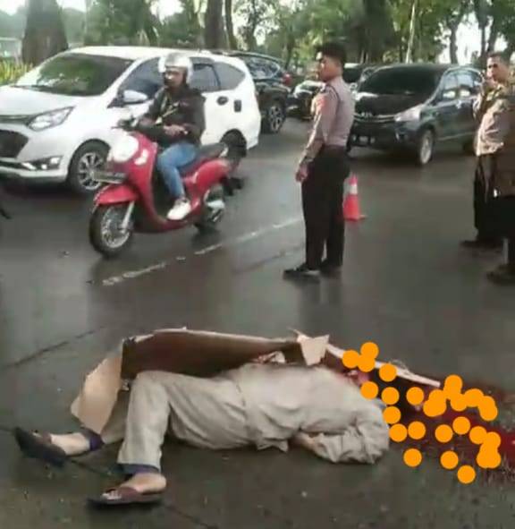 IRT Pengendara Motor Tewas Kecelakaan di SM Raja