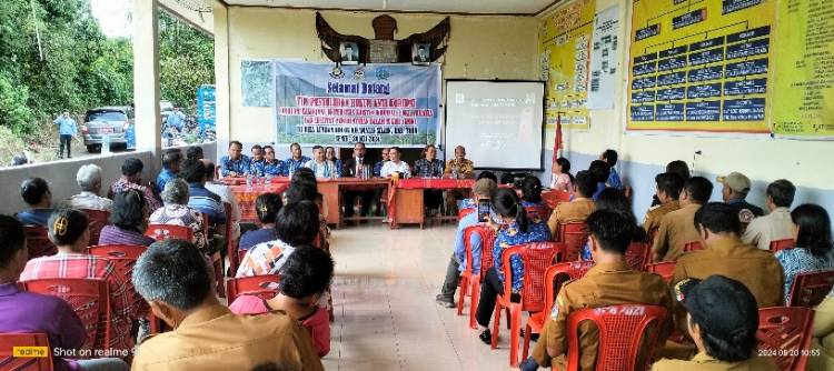 Bupati Hadiri Penyuluhan Hukum Di Desa Lumban Dolok Silaen
