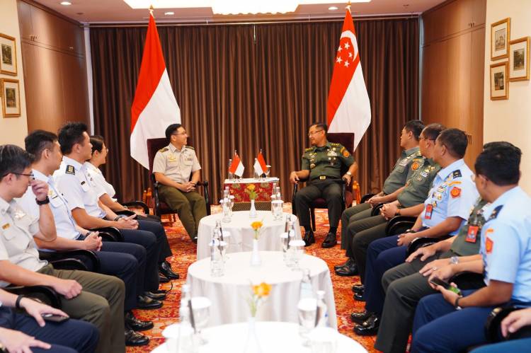 Kasum TNI Pimpin  Pertemuan Ke-21 TNI-SAF Annual Staff Meeting