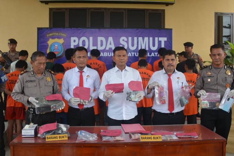 1-21 Mei, Polres Labusel Ungkap 17 Kasus Narkoba, Ringkus 20 Tersangka