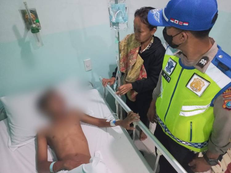 Sepeda Motor Laga Kambing, 1 Tewas 2 Luka-luka