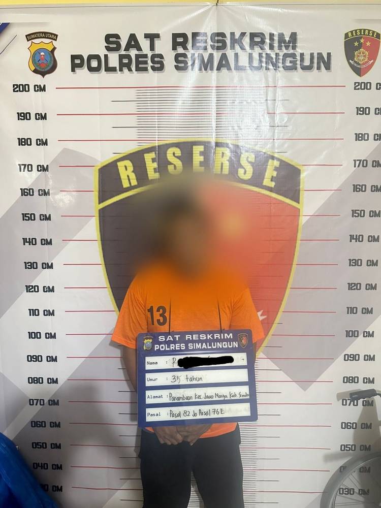 Sat Reskrim Polres Simalungun Tangkap Pencabul Anak