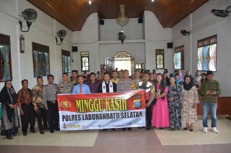 Polres Labusel Giatkan Minggu Kasih