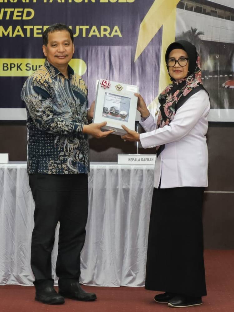 Pemko Siantar Hattrick Raih Opini WTP Oleh BPK Sumut TA 2023