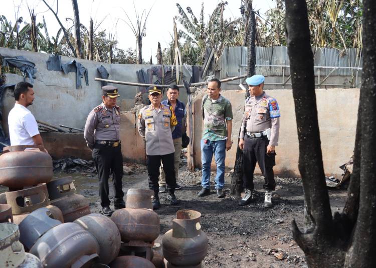 Gudang Oplos Gas di Tembung Meledak, 13 Pekerja Terbakar
