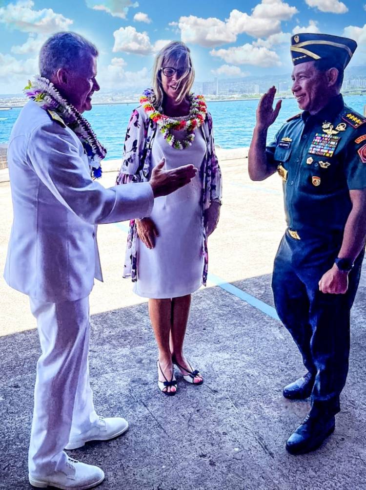 Panglima Menghadiri Sertijab US Indopacom Commander di Hawaii, AS