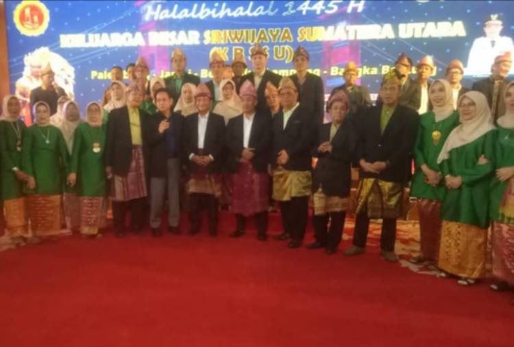 Halalbihalal Keluarga Besar Sriwijaya Sumut, Hassanudin Ajak Sumbangkan Pemikiran Membangun Sumut