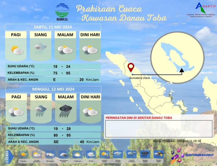 Cerah Berawan di Wilayah Sumatera Utara
