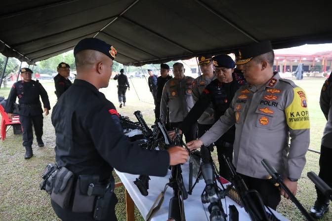 Kunjungi Markas Batalyon C Pelopor Brimobda Sumut, Kapolda: Bangga Dengan Tugas Dan Jangan Ragu!