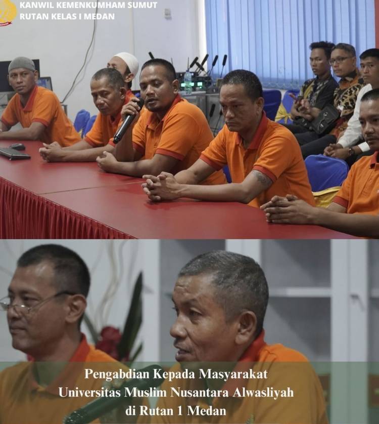 Pengabdian Kepada Masyarakat Universitas Muslim Nusantara Alwasliyah di Rutan 1 Medan