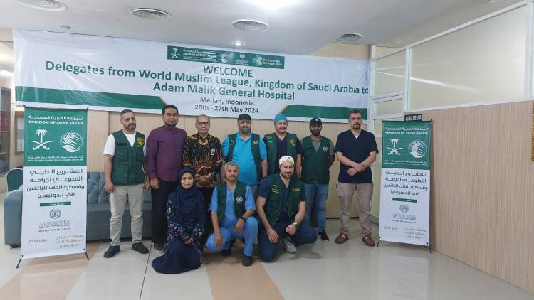 Menkes RI dan Dubes Arab Saudi Dukung Program Operasi Jantung Bantuan KSRelief di RS Adam Malik